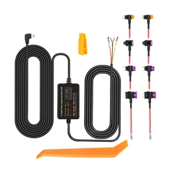 Dash Cam Hardwire Kit Mini USB Port 12V-30V To 5V Cable Fuse Dash Cam Kit USB Charger Line Auto Dashcam Camera