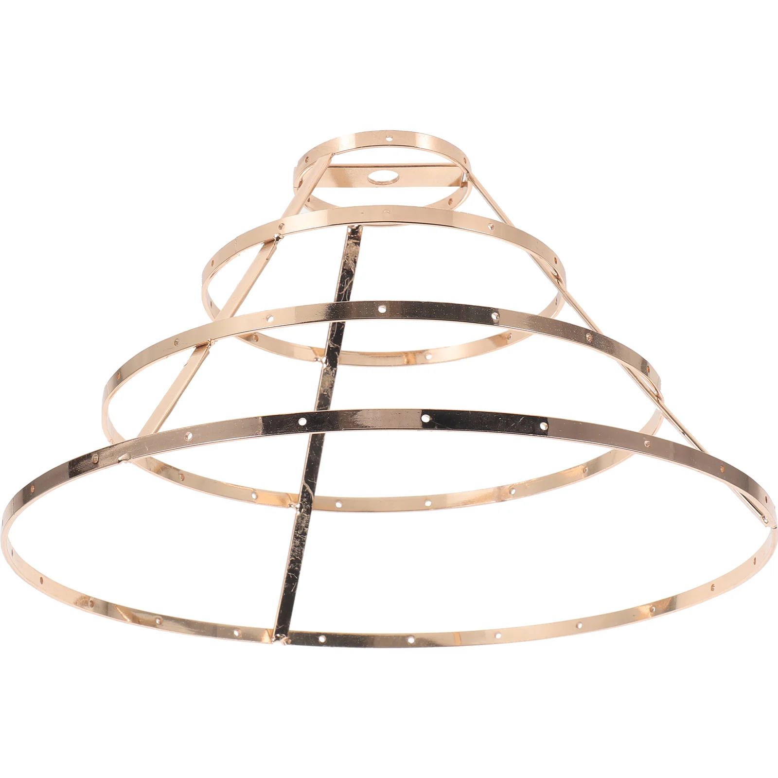 

Iron Lampshade Rack DIY Frame Durable Table Light Shade Holder Smooth Edge Metal Lamp Shade Frame DIY Supplies