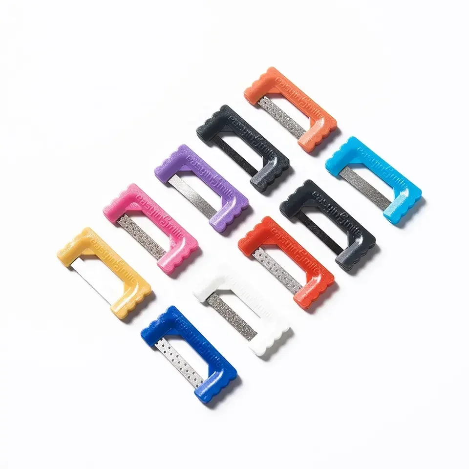 Kit sistema di strisce IPR per ortodonzia di alta qualità Easyinsmiles. Attrezzatura per ortodonzia Kit di lucidatura per strisce IPR 10 pezzi/scatola