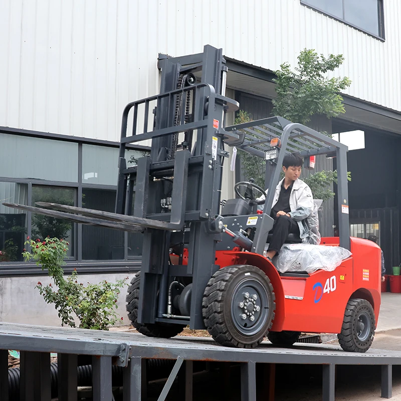 رافعة شوكية هيدروليكية كهربائية مع مرفقات تصميم جديد لمقعد القيادة 1.5n محمول #3