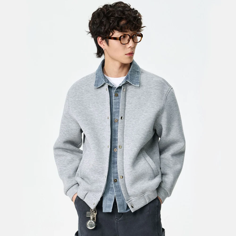 

Мужская и женская джинсовая уличная одежда, модная свободная повседневная короткая куртка для кампуса, весенне-осеннее пальто для мальчиков и девочек, верхняя одежда для пар