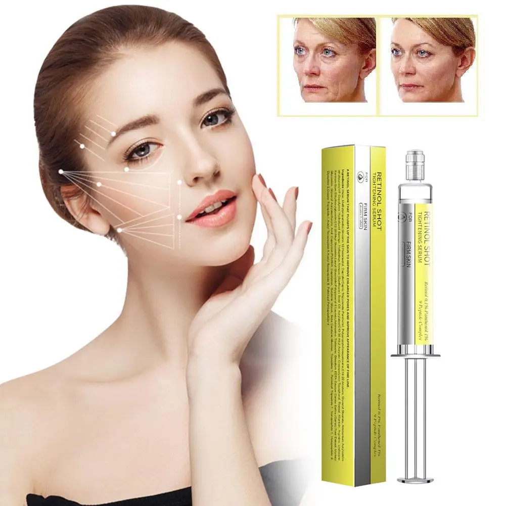 

Retinol Serum Effectively Promotes Collagen Production Reduce Fine Lines Wrinkles Enhances Skin Firmness Delays Signs Of Aging