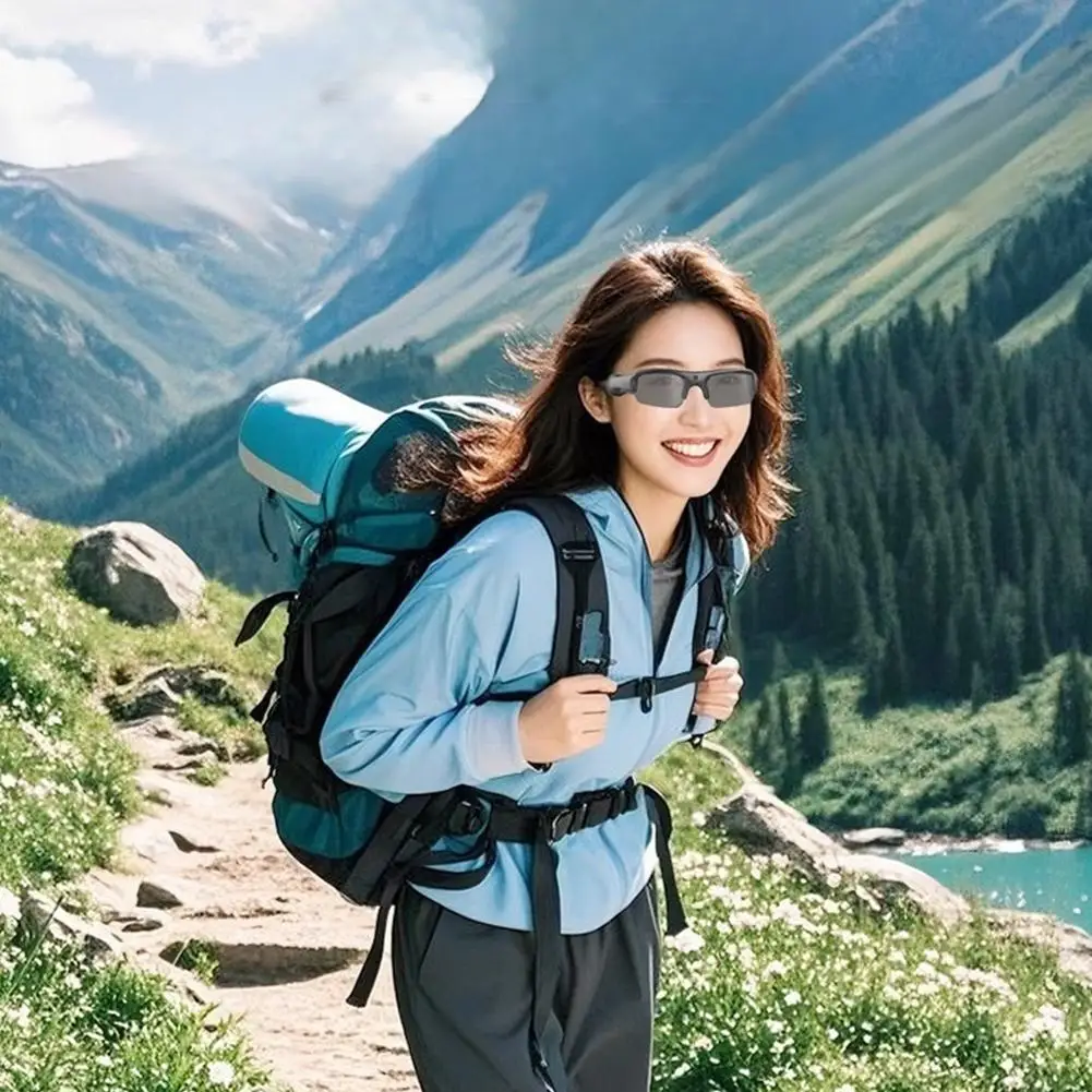 

New Intelligent Smart WiFi Audio Transmitter Stereo Glasses Outdoor Sports Wireless Card Insertion Cycling Smart Glasses
