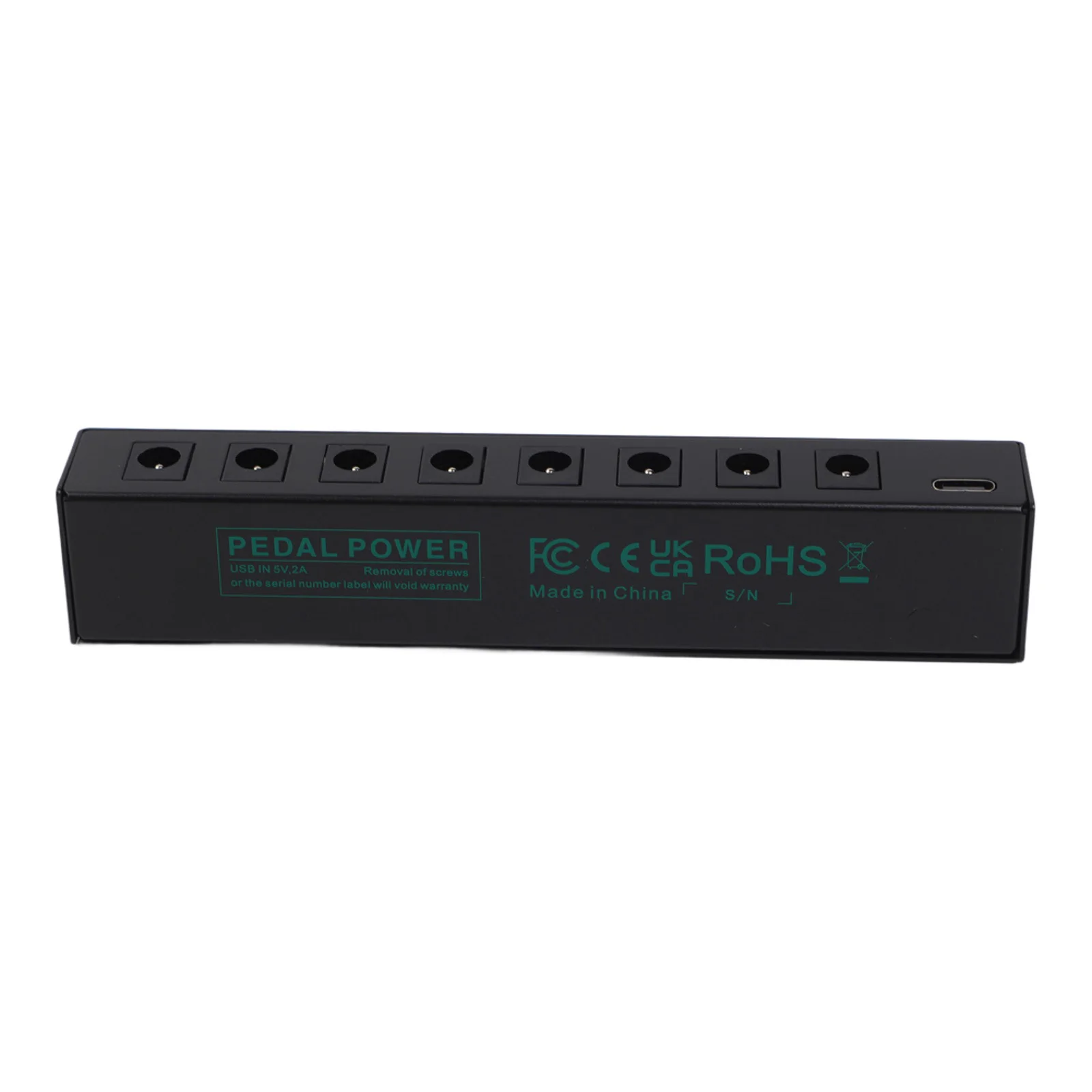 Multiple Effects Pedals Effects Supply Type C Input 8 Isolated Outputs Compact Lightweight Design Multiple Effects