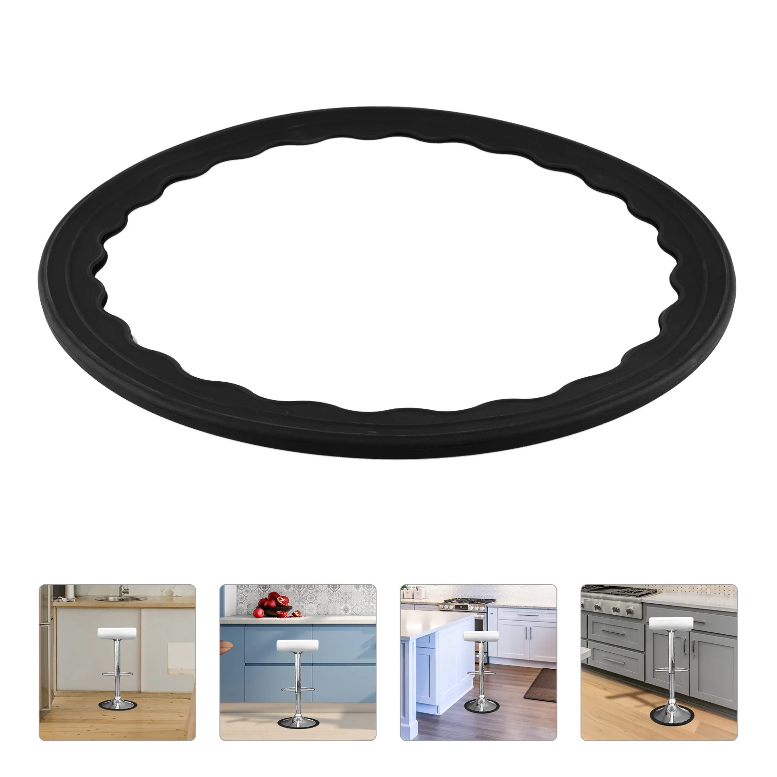 

2 Pcs Non-slip Mat Chairs Furniture Leg Cover Pads Office Protectors Foot Rubber Home Tips Caps