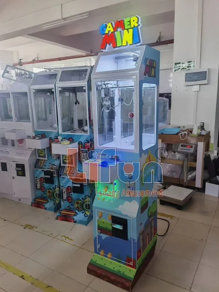 

Lifun Rainny Toy Crane Machine Coin Operated Mini Doll Gamer Mini Claw Machine With Bill Acceptor