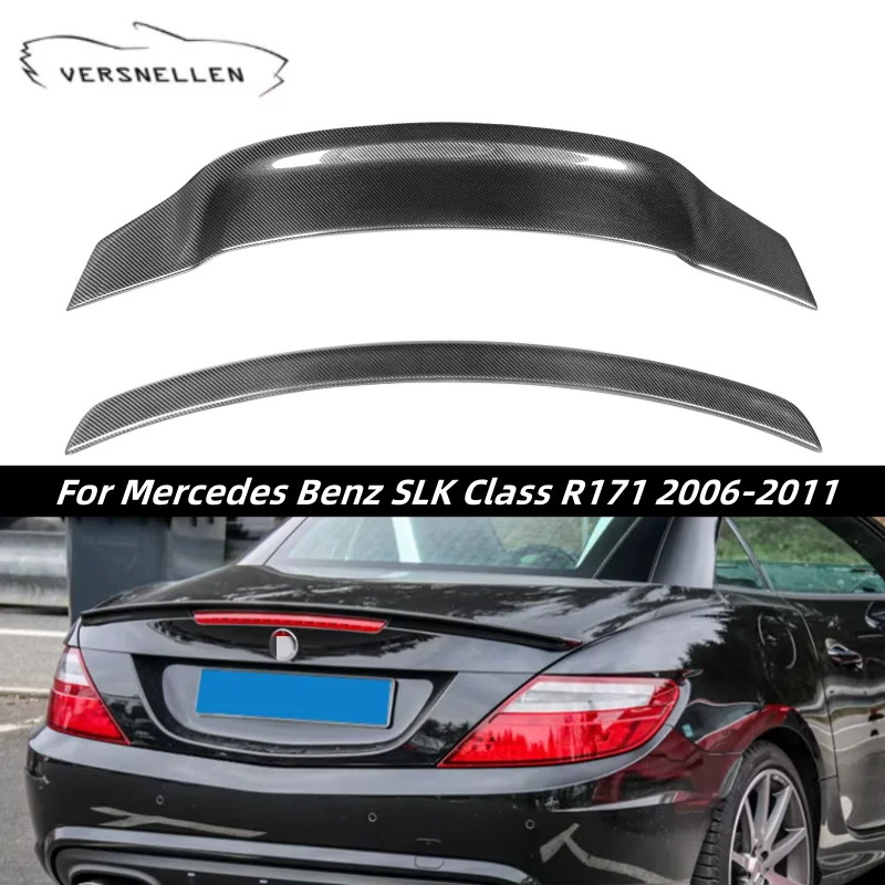 

For Mercedes-Benz SLK Class R171 Trunk Spoiler 2006-2011 Real Carbon Fiber Rear Spoiler Trunk Boot Wing spoiler