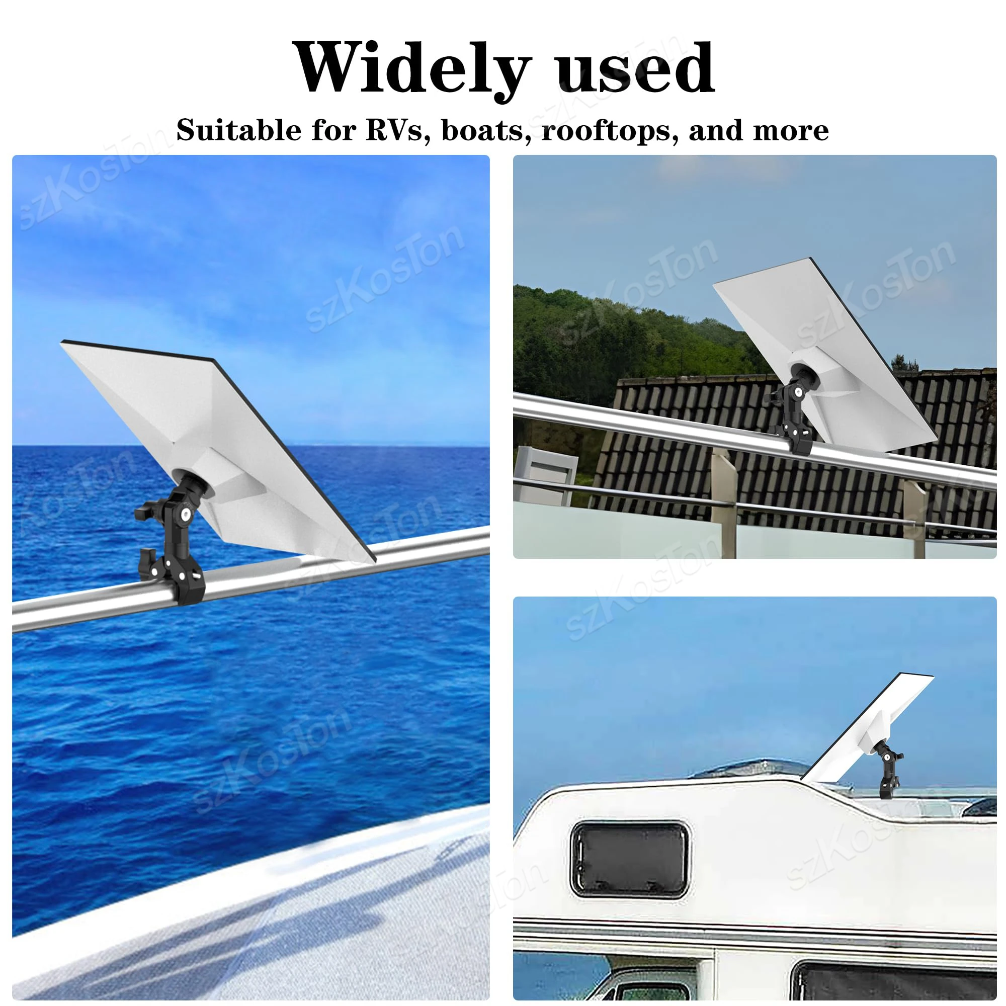 [2025 nuevo] soporte de abrazadera para Starlink Mini (SPX-04176000-501) soporte de fijación ajustable con adaptador para accesorios Starlink Mini