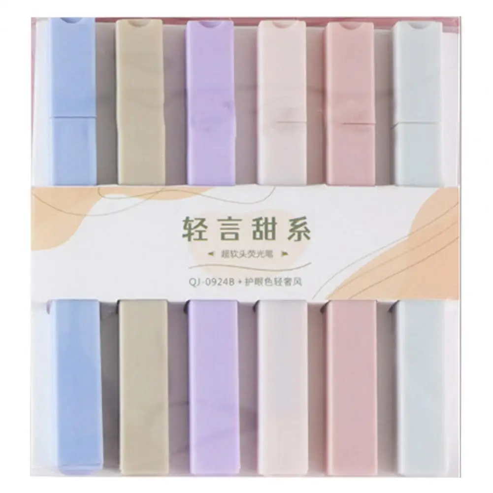 Smooth Writing Lightweight Note Taking Fluorescent Pen School Supplies