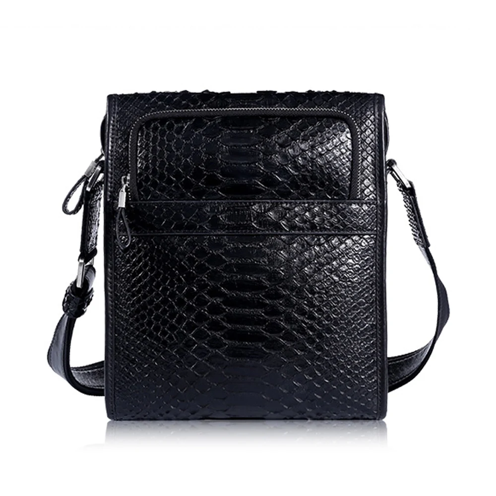 keximayuanyuan import  Python skin  Men snake bags single shoulder bag  Leisure and male Business bag  male snake shoulder bag