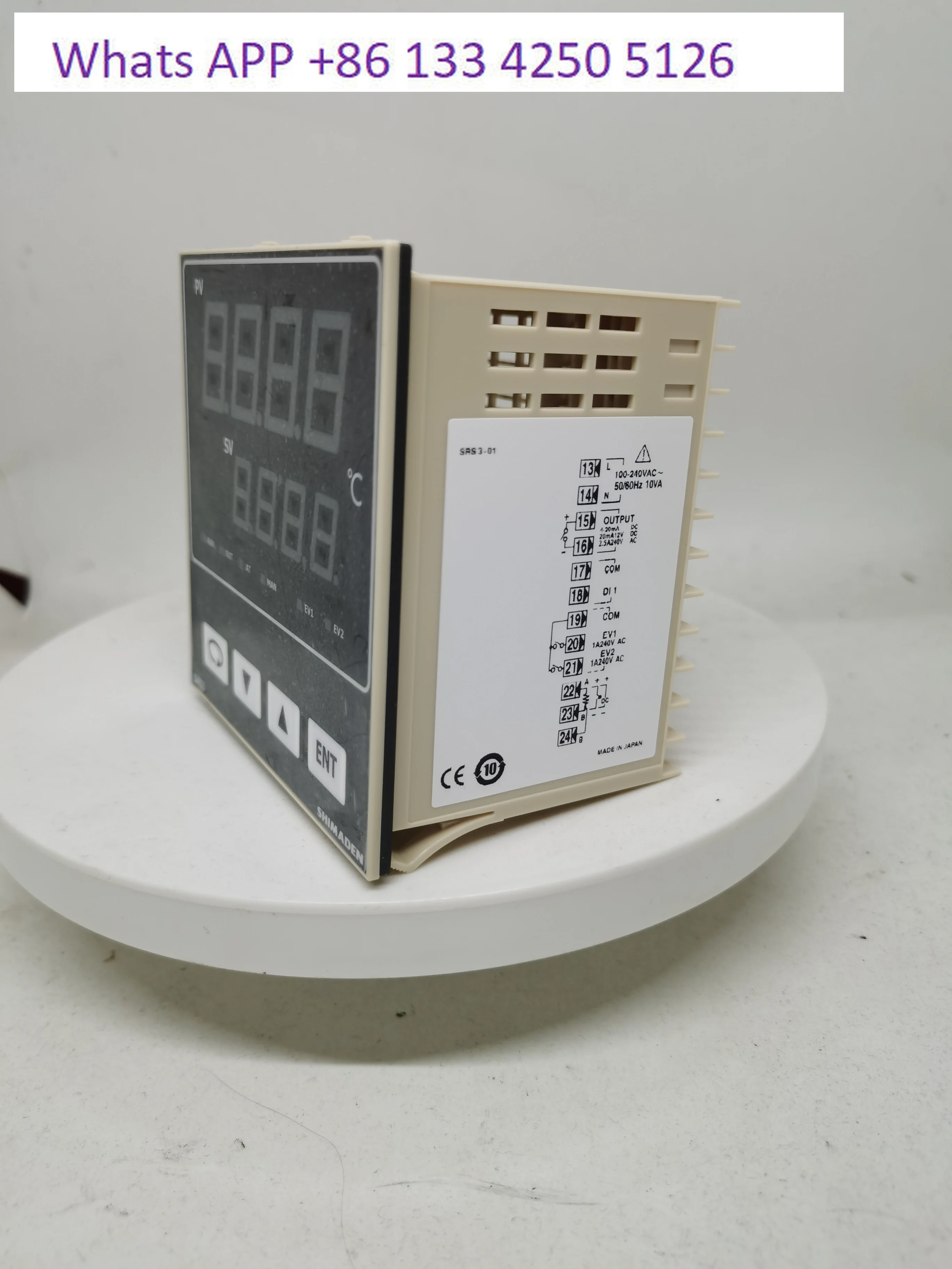 Medidor de control de temperatura SHIMADEN Japón SRS3-I-N10 SRS3-Y-N10 SR3-P-N10