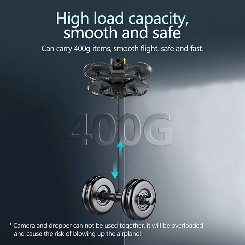 Airdrop System 12KM for DJI Avata 2 Drone Accessories Thrower Payload Dropper Transport Device