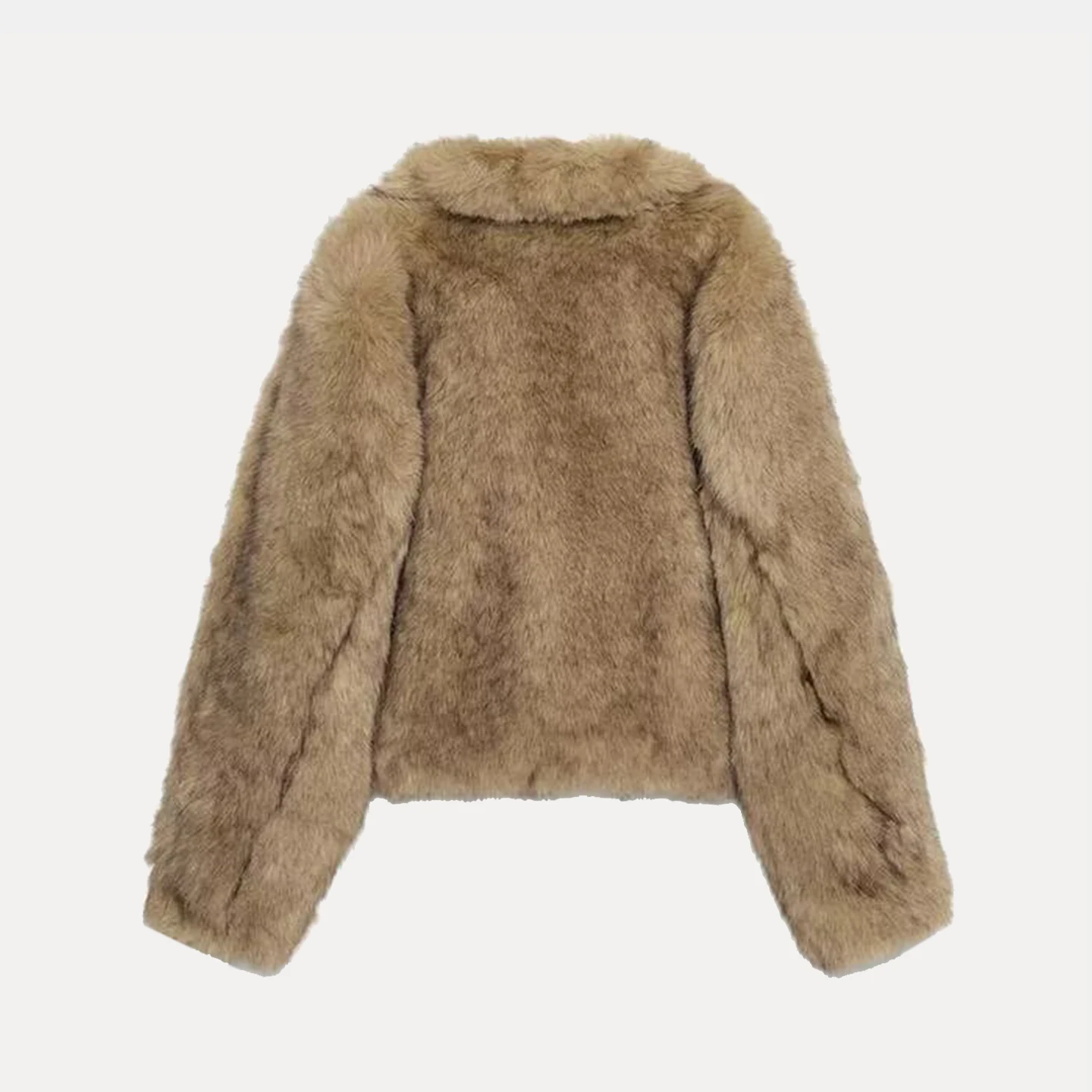 2025 outono novo sle feminino faion efeito de pele artificial casaco ort jaet z suporte ajuste ort outerwear para senhoras