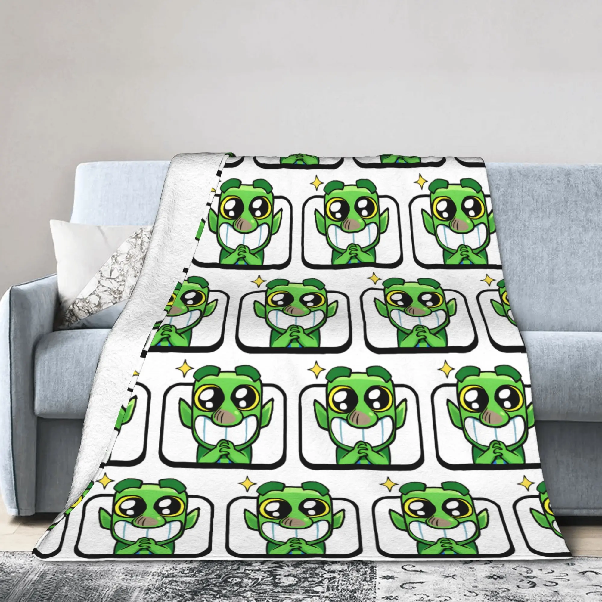 سعيد عفريت الفانيلا رمي بطانية الصدامات Royaleds لعبة البطانيات للفراش السفر سوبر الدافئة الفراش يلقي