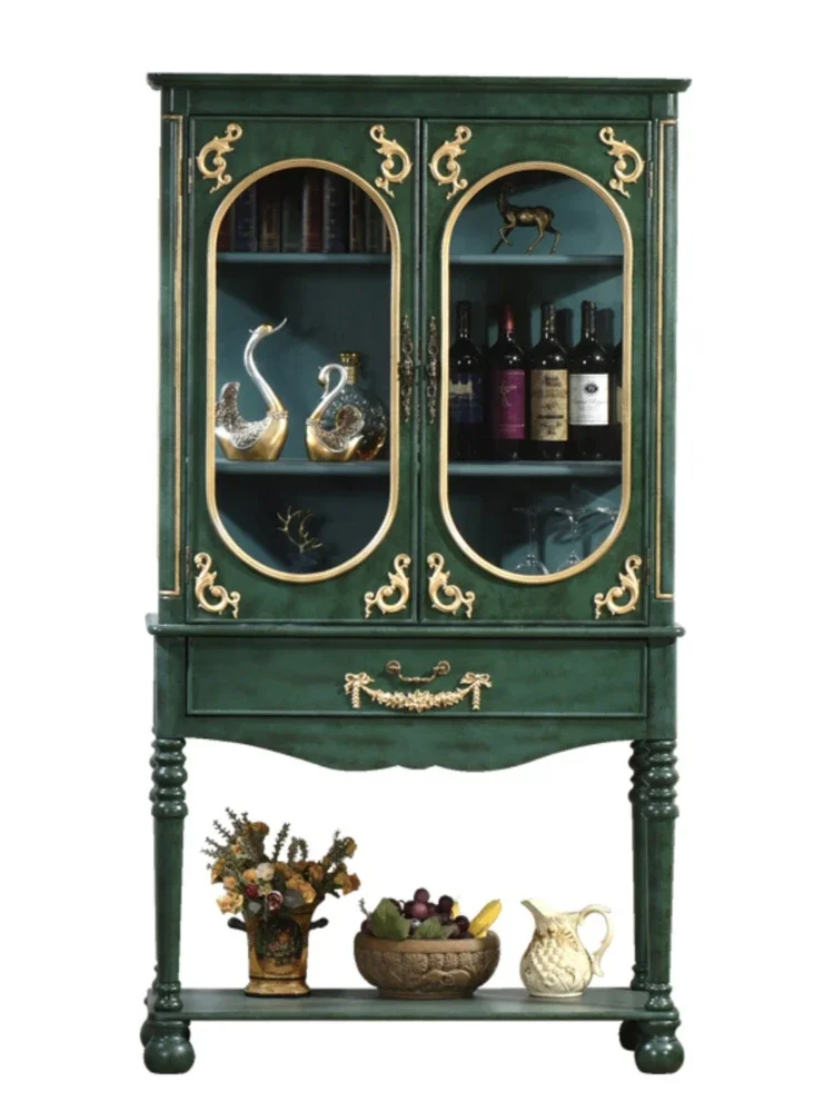 

Шкаф для хранения в гостиной и кухне, винтажная мебель, двухдверный шкаф для хранения вещей