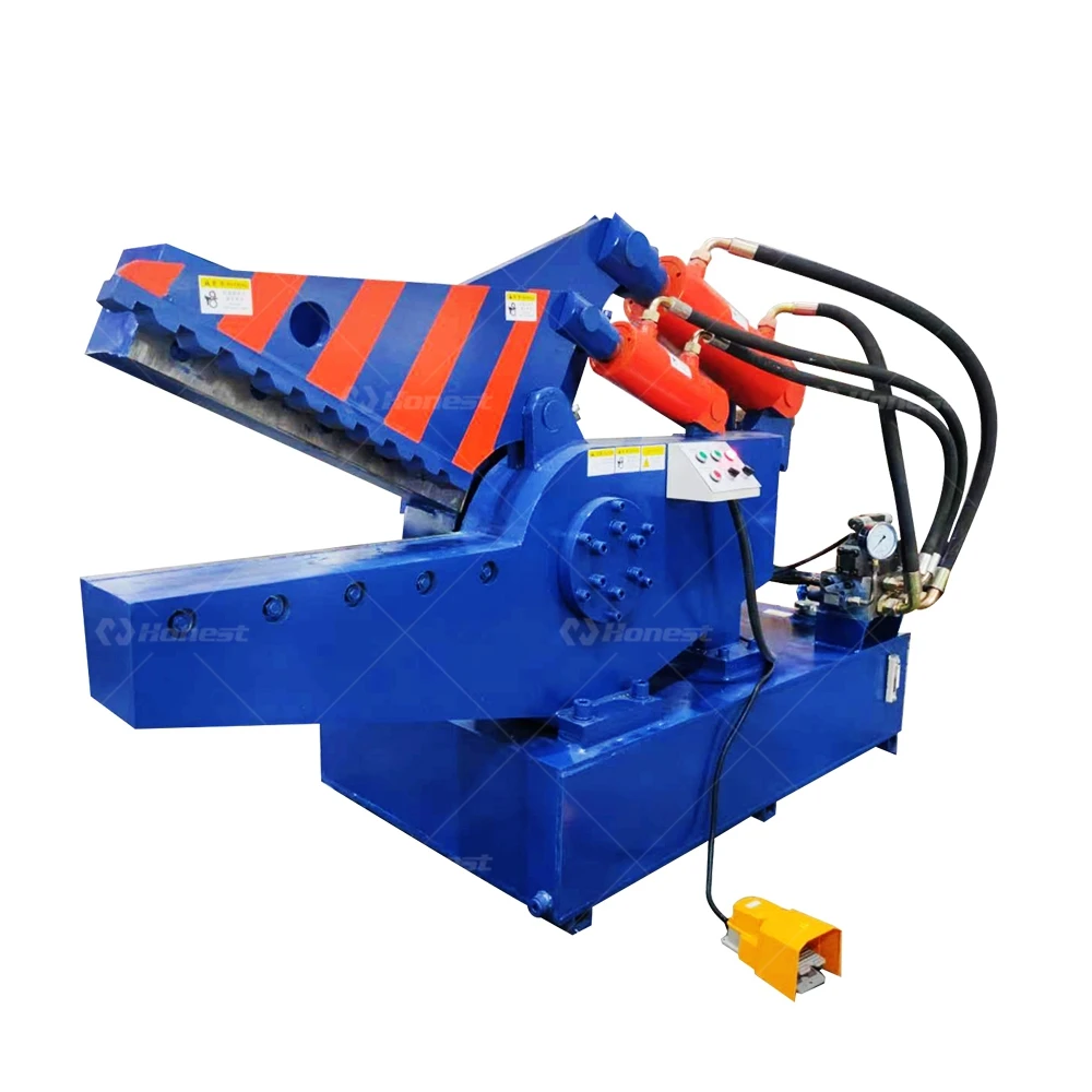 Waste Metal Sheet Shearing Alligator Scrap Metal Crocodile Cutting Hine