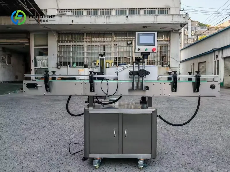 Custom Made Electric Automatic Circular Plastic Bottle Labeling Printing Machine with PLC