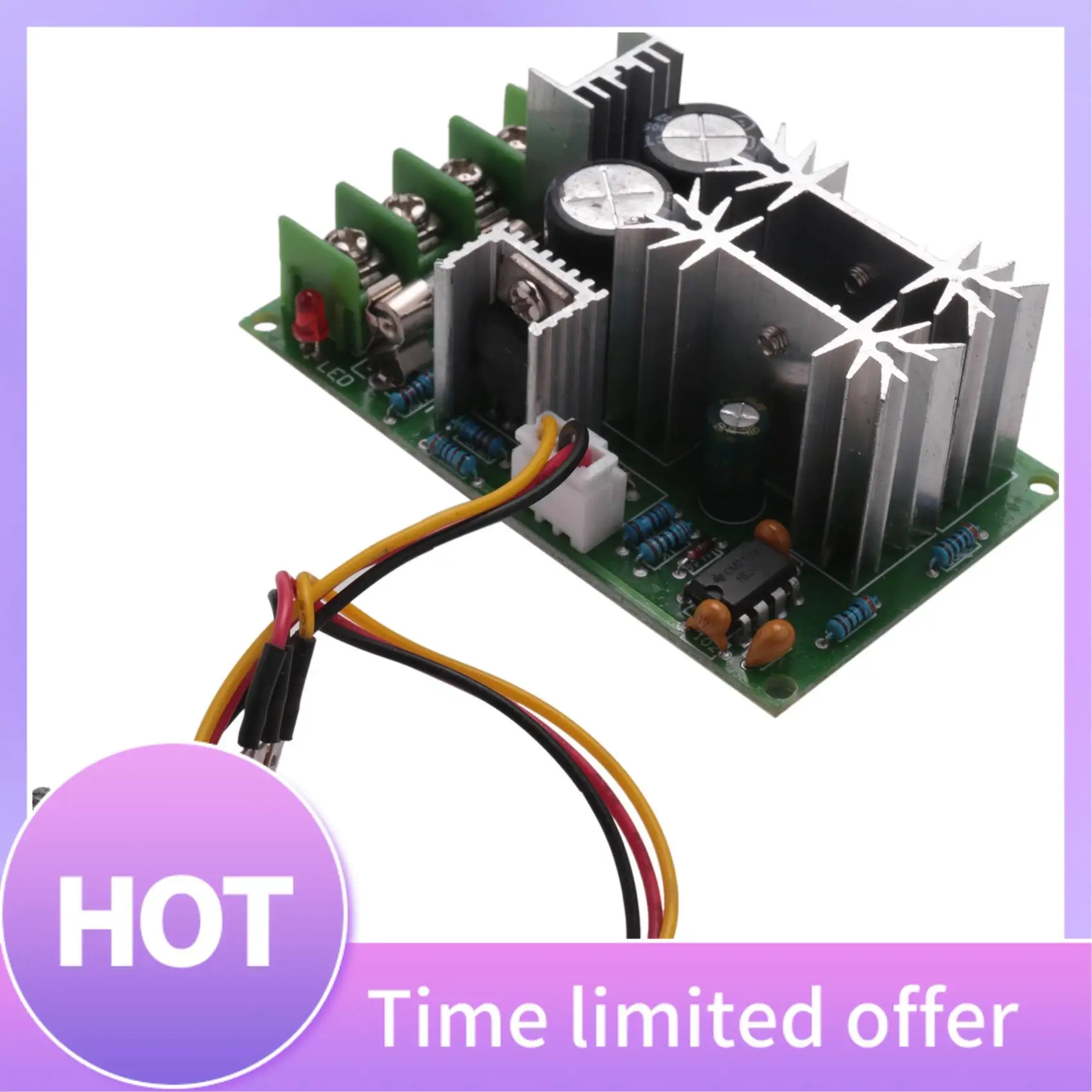 ABFN-DC منظم التيار 12 فولت 24 فولت 36 فولت 48 فولت PWM وحدة تحكم في سرعة محرك التيار المستمر الجهد القابل للتعديل وحدة مشغل الطاقة العالية