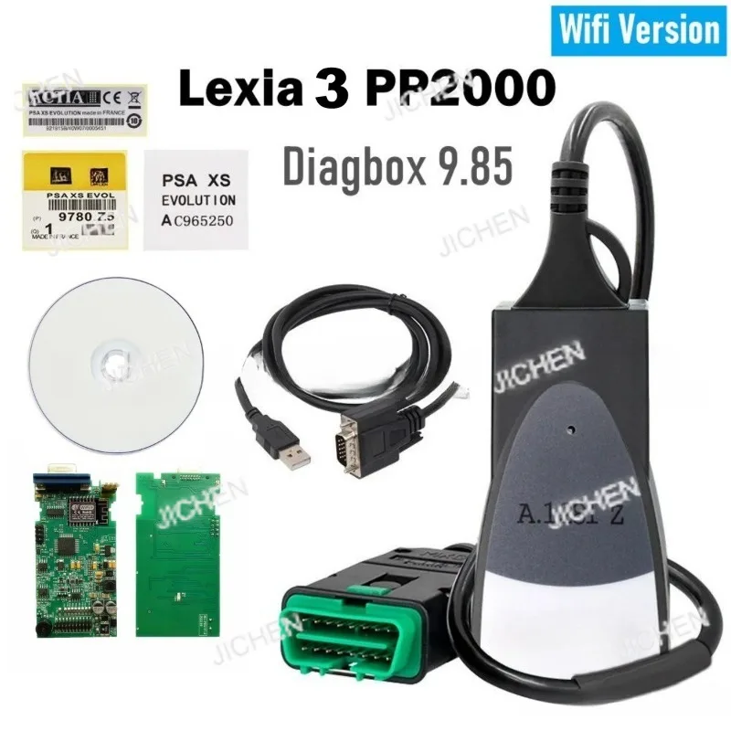 

For Peugeot Citroen Detector PP2000 Lexia 3 PSA Diagbox 9.85 Wifi Edition VCX
