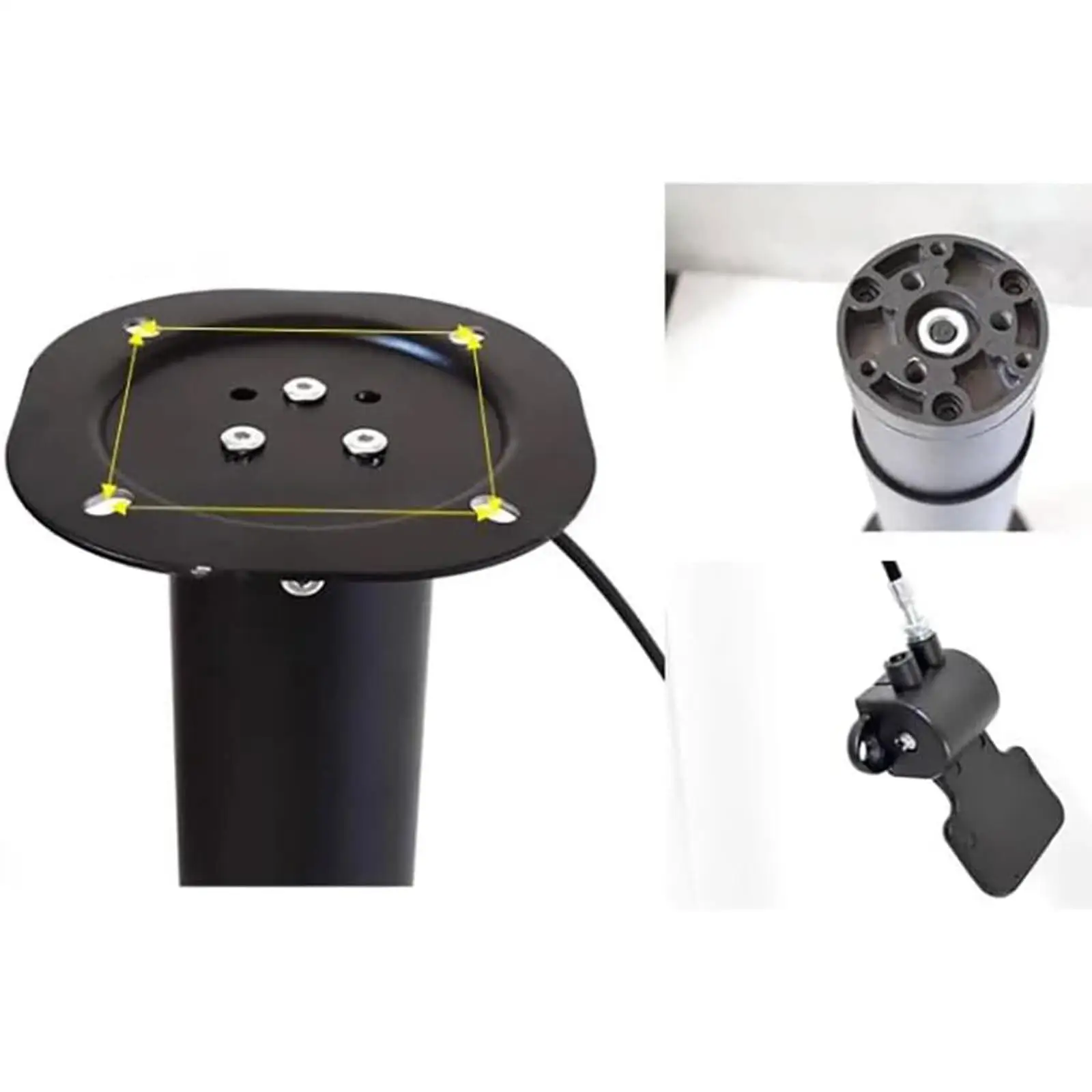 Pneumatic Lift Mechanism for Coffee Table Fittings,Simple Installation,Vertical Manual End Side Table Lifter ,