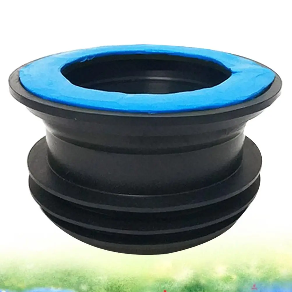Toilet Seal Flange Ring Odor Resistant Drain Pipe Sealing Ring Thickened Rubber Material Super Strong Sticky Excellent Sealing