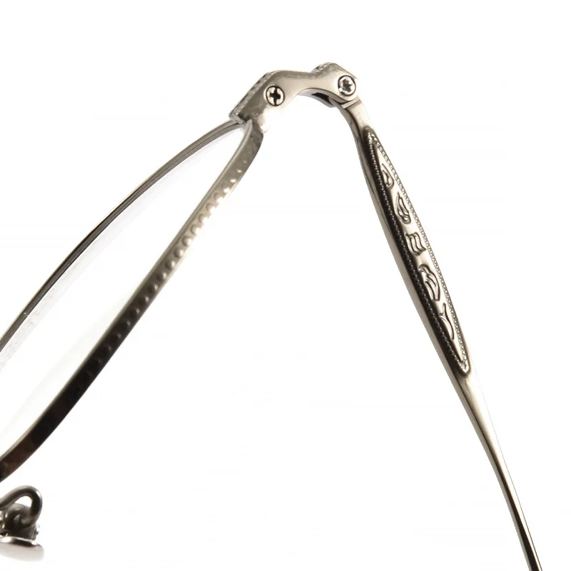 Ultralight Pure Titanium Oval Eyeglasses Frames Fashion Retro Literary Style Comfortable For Men Women Higher Quality Eyewea