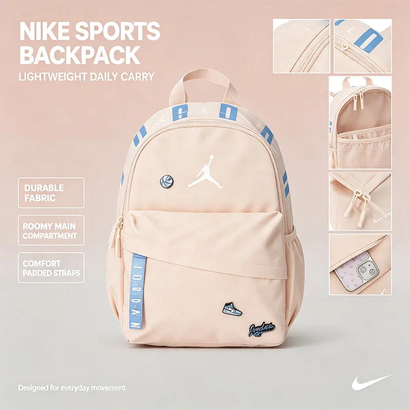 official-genuine-nike-beige-backpack-official-genuine-men-women-school-travel-training-large-capacity-durable-fashion-backpack