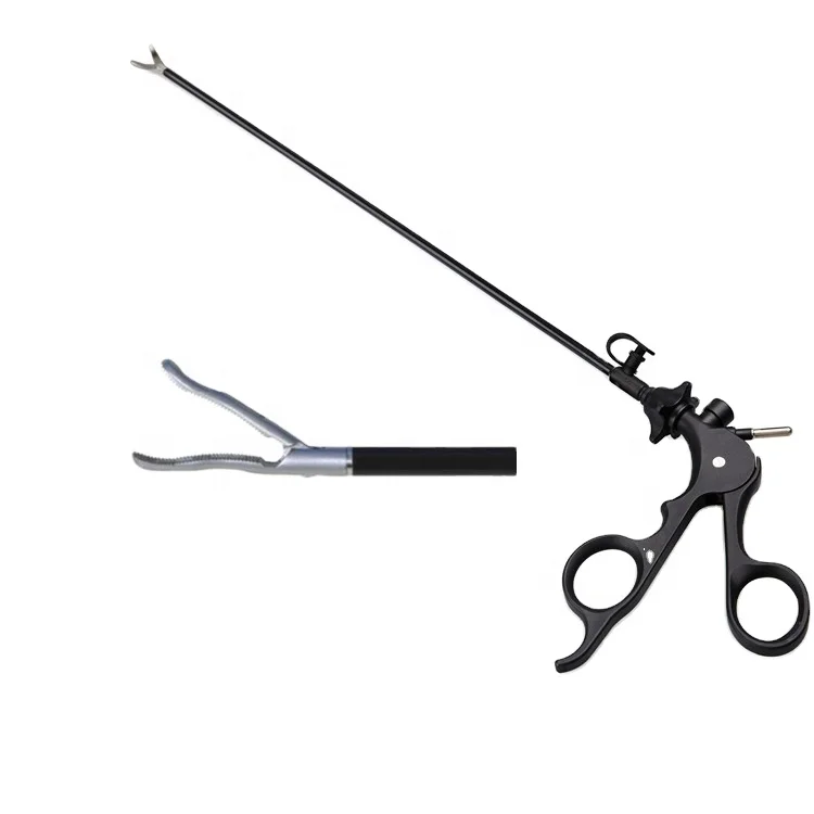 Medical surgical laparoscopic instruments Special Laparoscopic Stomach Grasping Forceps Endoscopy