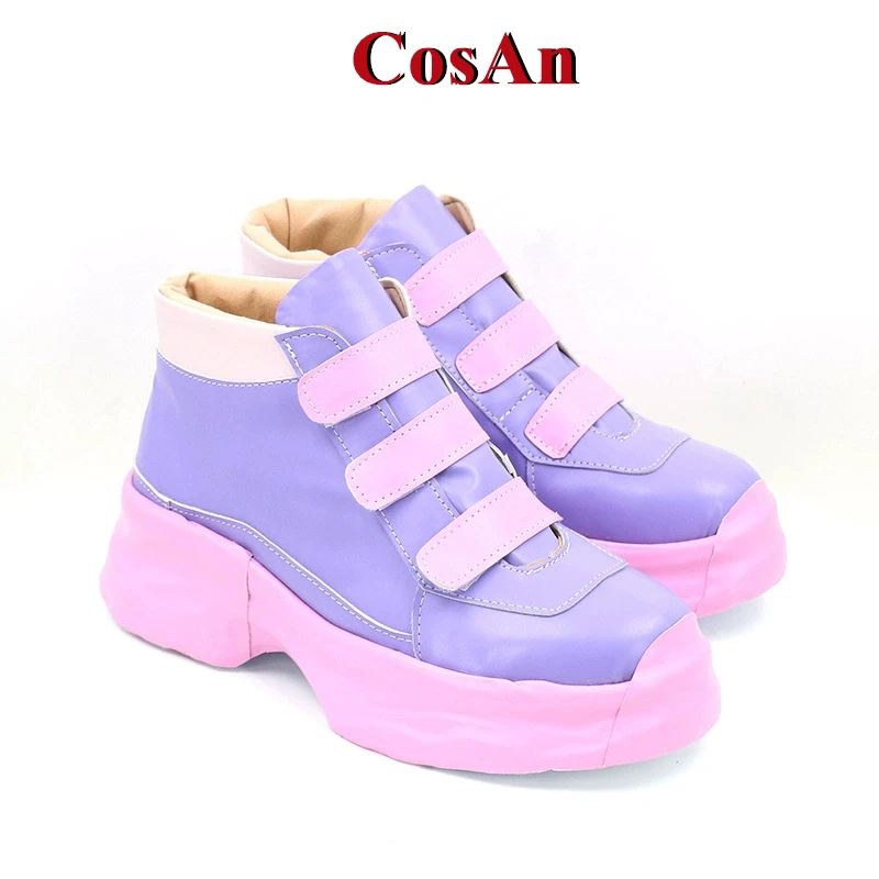 CosAn Anime Link Click Li Tianchen Shoes Cosplay Height Increasing Shoes Performance Anime Expo Universal Customize