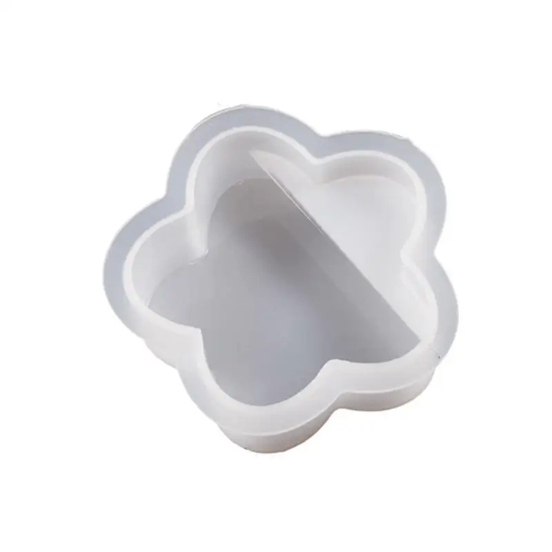 

A52E Радужная шестиугольная форма для держателя карты в форме сердца, уникальная силиконовая форма для подставки для карточек с