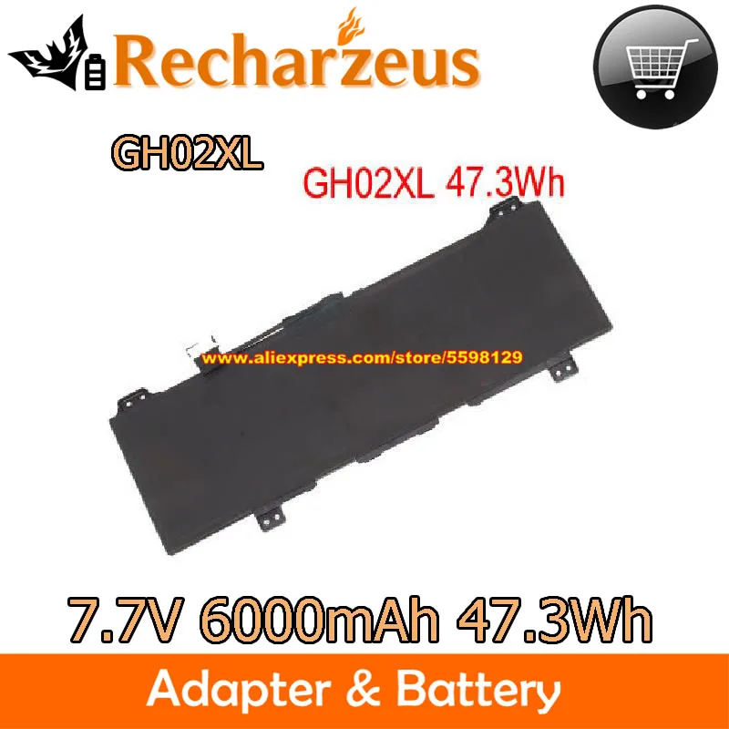 

Genuine 7.7V 6000mAh 47.3Wh Battery GH02XL L75253 For Hp 11 G8 EE Chromebook 14 G6 1A717UT 9TX93EA X360 14A-CA0003TU NA0415NG