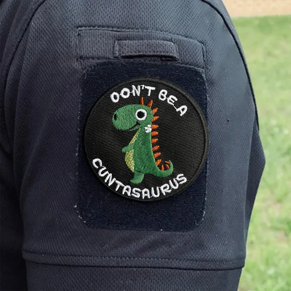 Parche táctico velcro Cuntasaurus morale para ropa y mochila - imagen 4