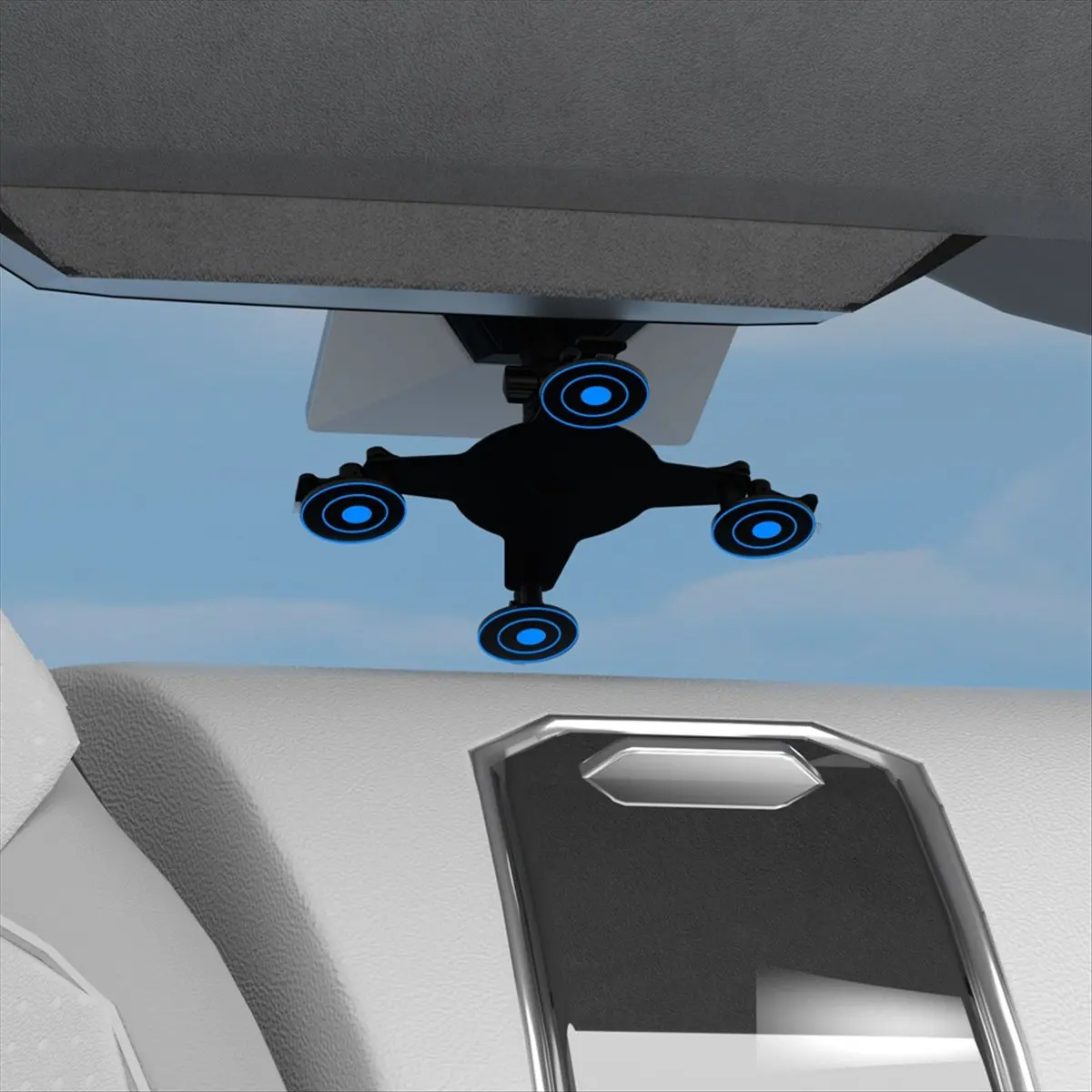 For Mini Base+Suction Cup Roof Bracket Antenna Suction Cup Bracket Suction Cup Base for Roof/Window/in-Car