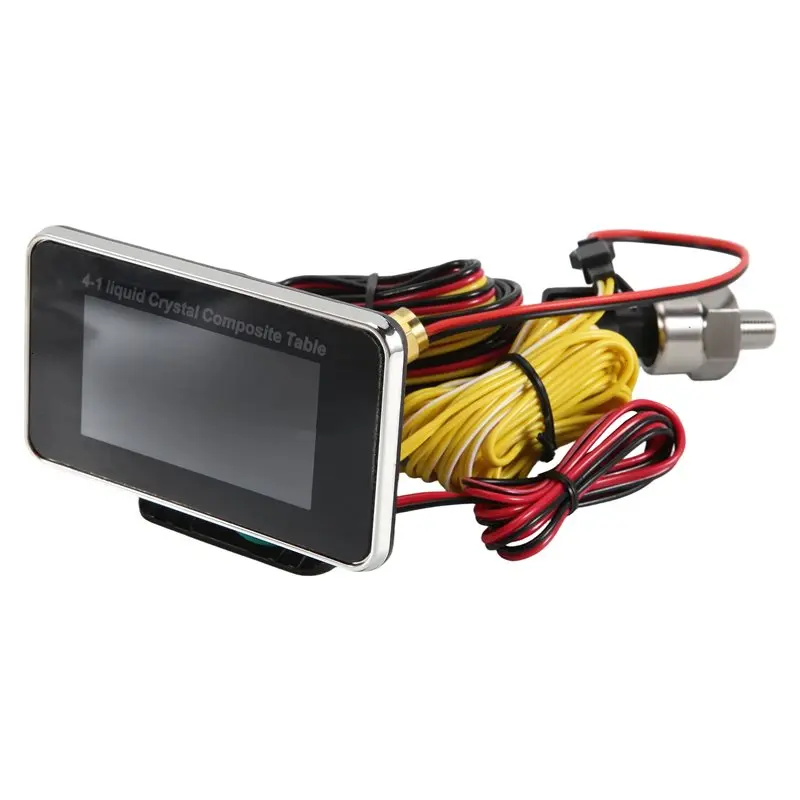 YSS-4-In-1 Combination Gauge Volt Water Temperature Oil Fuel Gauge With 10Mm Sensor For Excavator Truck