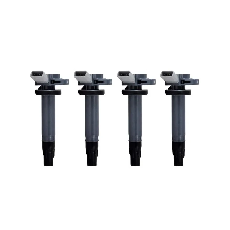 4 bobinas de encendido 19070-B1020 compatibles con Toyota Passo Soluna Avanza Vios Rush Daihatsu Copen Sirion 2006 2007 2008 2009 19070B1020