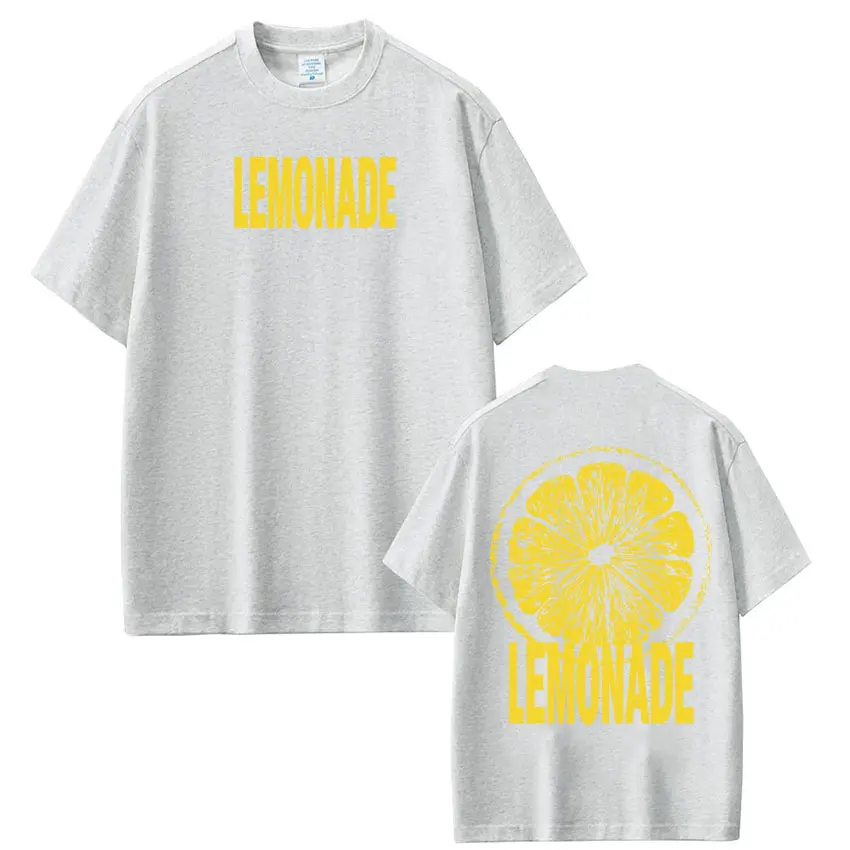 لويس توملينسون جولة عصير الليمون 2026 ميرش خمر تي شيرت الرجال الصيف موضة تي شيرت المتضخم القطن الجمالية العصرية تي شيرت