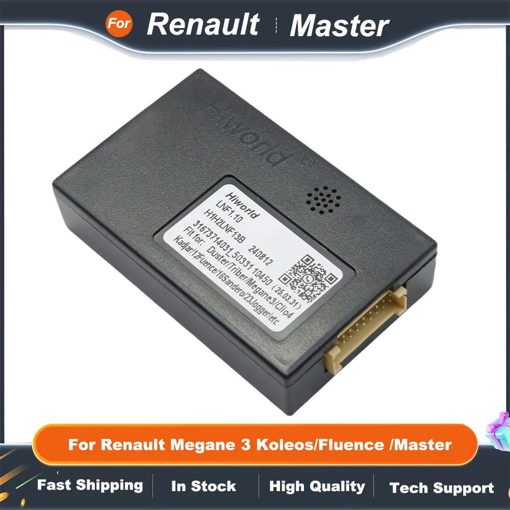 Car 16 Pin Audio Wiring Harness With Canbus Box For Renault Megane