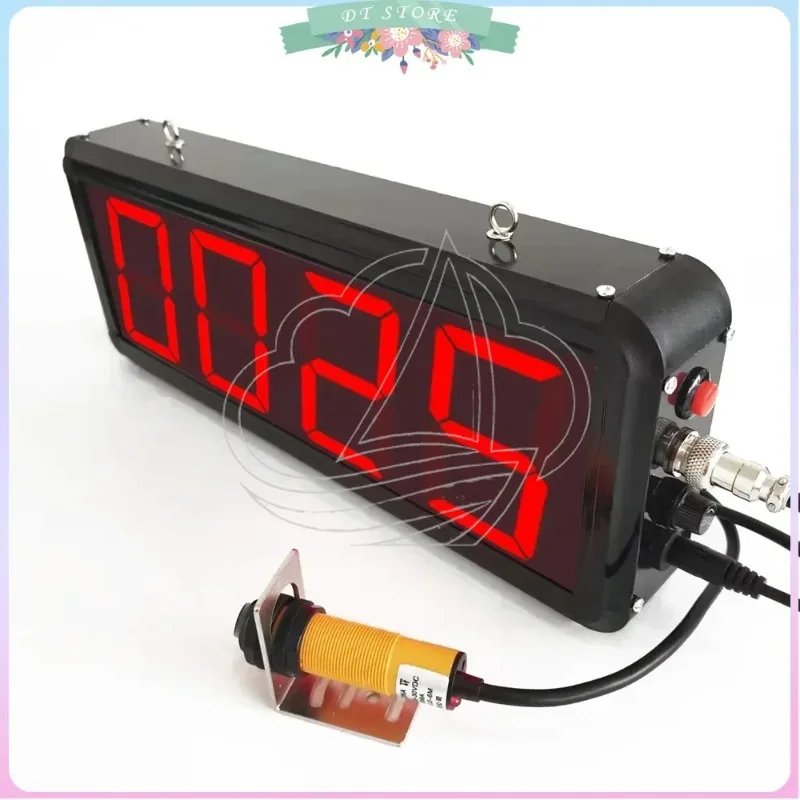 LED Automatic Induction Counter Infrared Conveyor Belt Loading Counter Industrial Digital Display