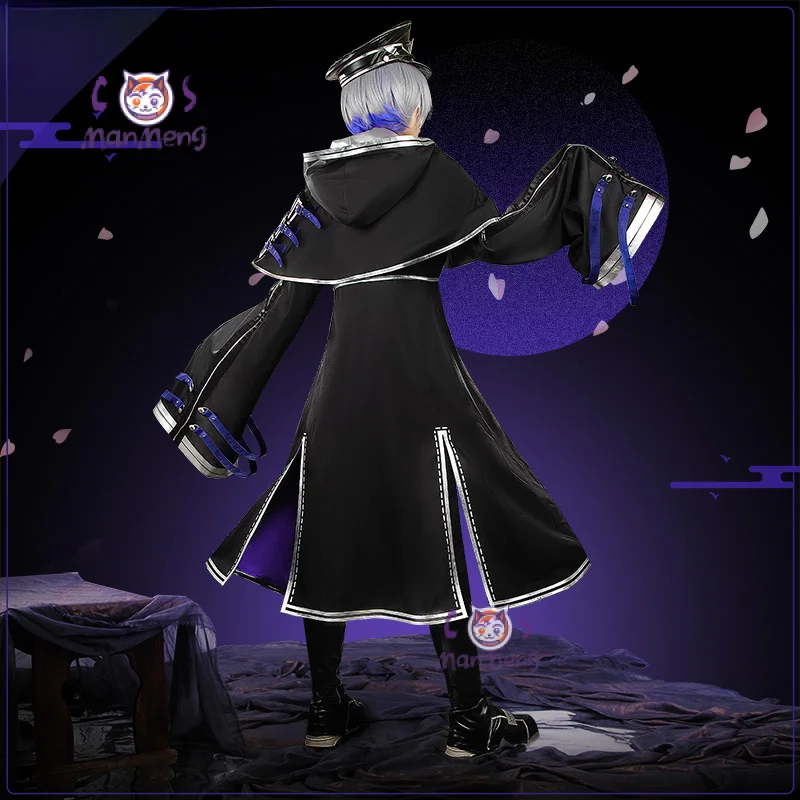 Taikeinaotane Touken Ranbu Online Cosplay Costume Men Halloween Fashion Coat Cloak Shirt Gloves Hat Belt Props Full Set Uniform - view 3