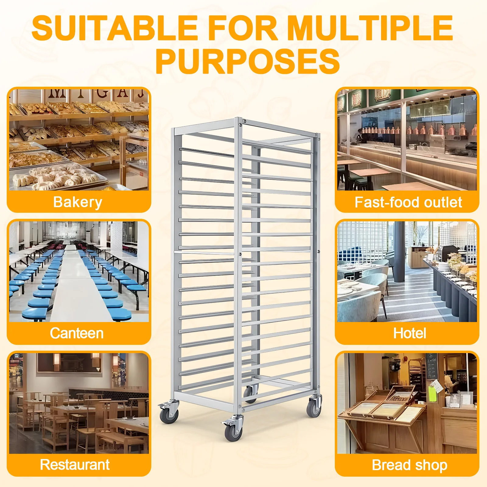 18-stufige Aluminium-Bäckereir – Kitchen Baking Pan Bewertung und Preis