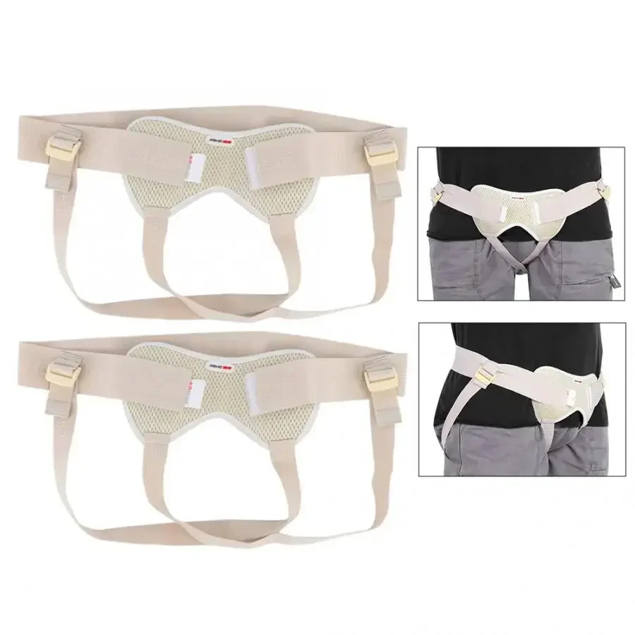 

2 Pcs Inguinal Hernia Belt Elderly Hernia Surgery Recovery Belts Groin Support Truss Pain Relief Removable Compression Pads