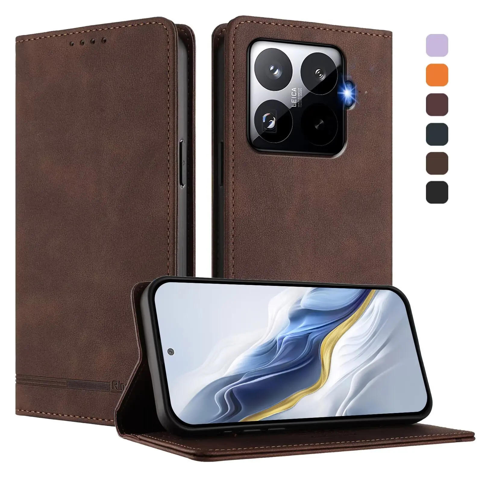

Leather Retro Anti-theft Wallet Flip Case For Samsung Galaxy A31 A41 A21S A11 A01 A51 A71 5G A81 A91 M40s M60s M80S Phone Cover