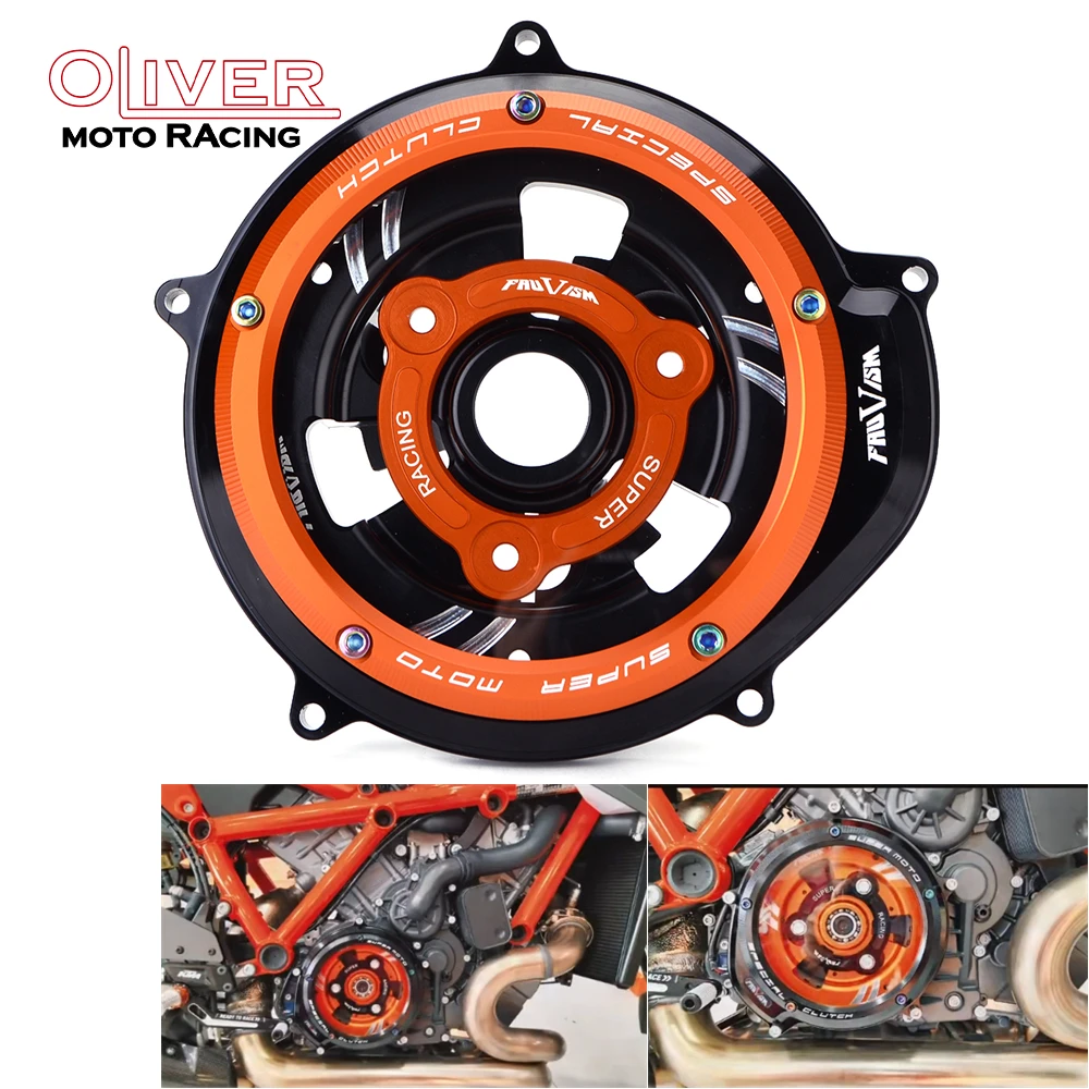 

Прозрачная крышка сцепления двигателя KTM 1290 Super Duke R/GT для KTM 1290 Adventure R S T 1290 SAR SAS SAT 17-24 1090 1050 1190 ADV