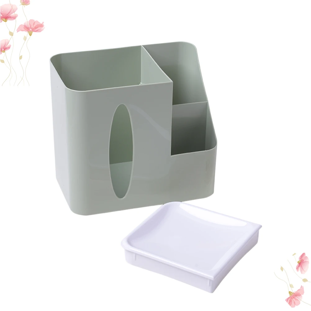 

Tissue Box Tissues Container Organizer Paper Boxes for Storage Desktop Holder Remote Control