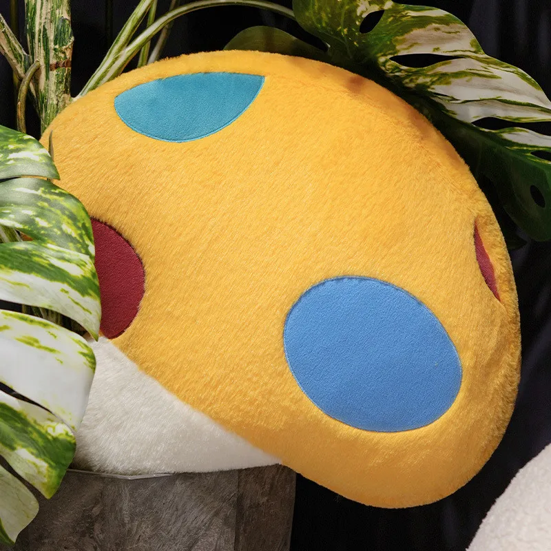 45cm Plush Mushroom Plant Pillow Stuffed Colorful Seat Cushion Throw Pillow Red Yellow Green Brown Blue Pink Decoration Gift