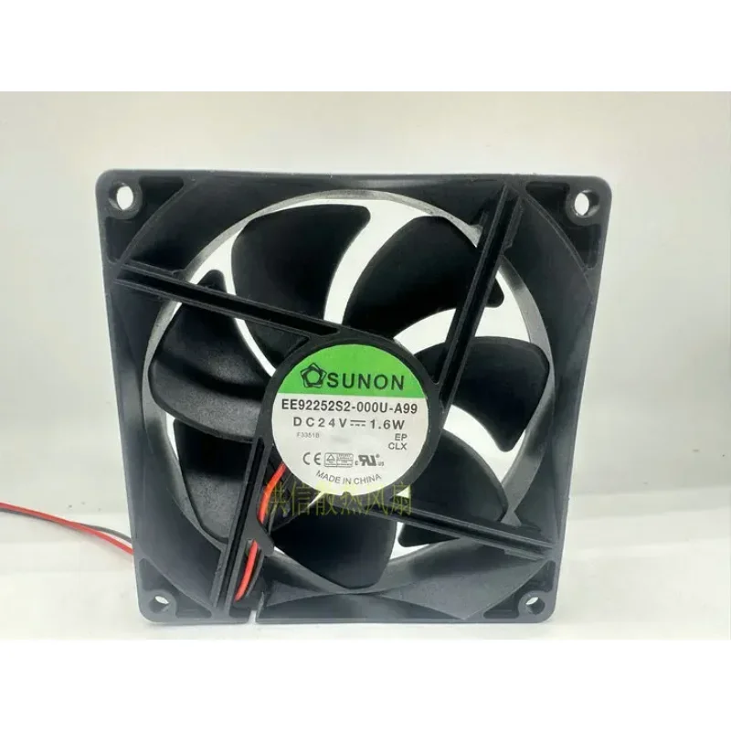 

Ltsf For SUNON EE92252S2-000U-A99 DC 24V 1.6W 90x90x25mm 2-Wire Server Cooling Fan 9cm