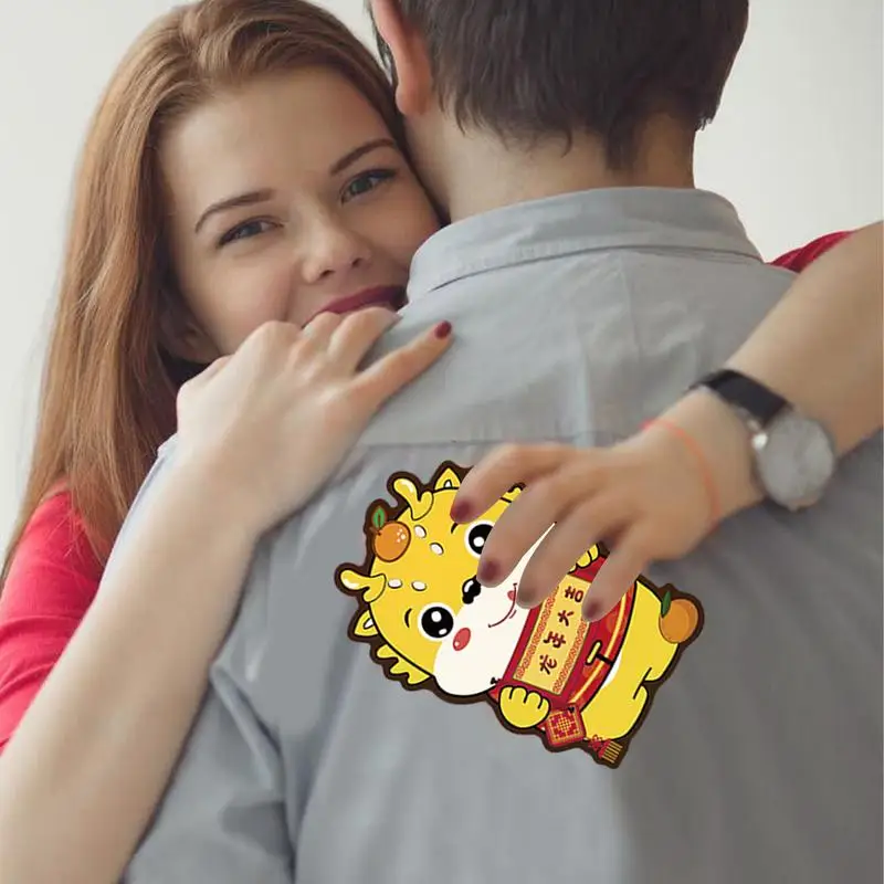 Busta cinese Dragon Red 2024 Cute Dragon Red Pocket 6 Patterns Cartoon Lucky Money buste borsa per soldi fortunata cinese