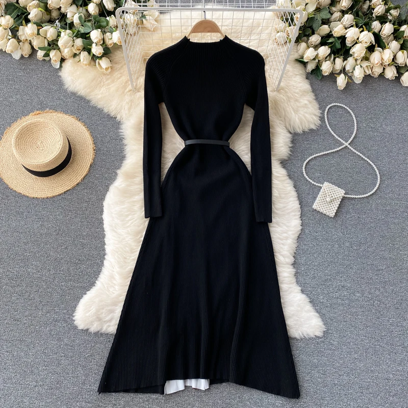 knit dress with fringe Fringe Knit Dress|Pistache Style: Y-9376| – Fashionista