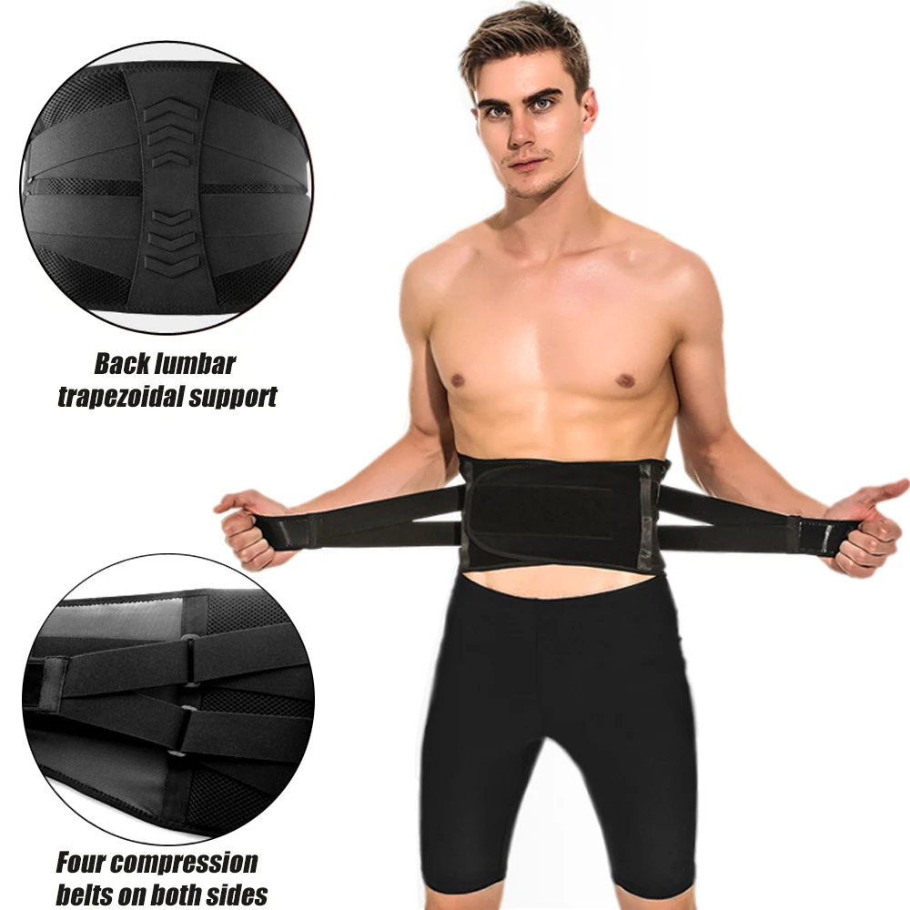 Back Brace Lower Back Pain Relief,Adjustable Back Support Belt with Lumbar Pad for Work Heavy Lifting,Sciatica Herniated Disc