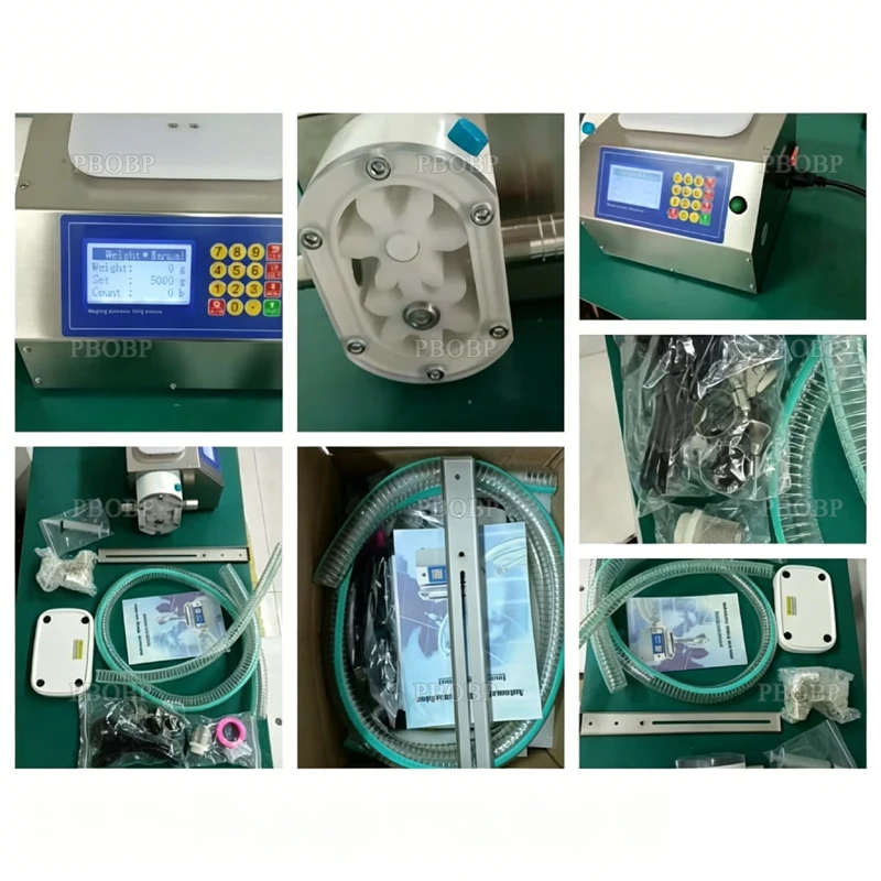 

PBOBP Piston Liquid Detergent Soap Weighing Filling Machine Peanut Butter Sauce Can Bottle Filling Machines